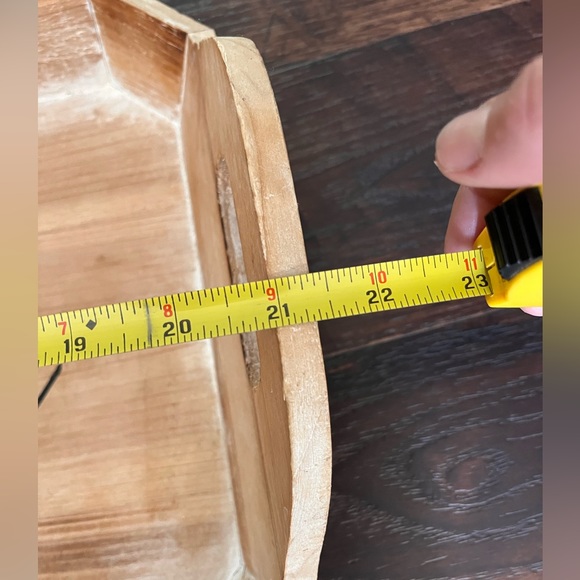 "Gather" Natural Wood Tray - Picture 7 of 7